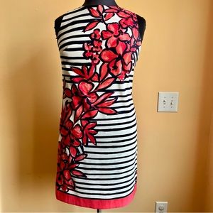 AGB Stripe Floral Print Dress Size 10